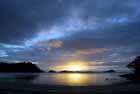 Sunset in New Zealand.